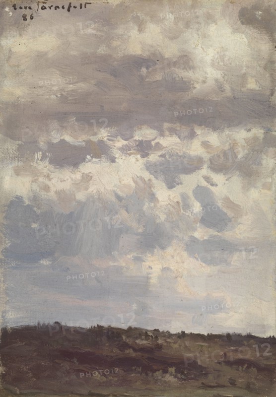 Light Filtering through Clouds, 1886. Creator: Eero Jarnefelt.