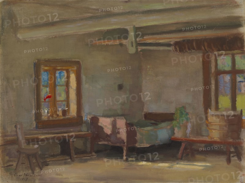 Interior, 1919. Creator: Eero Jarnefelt.