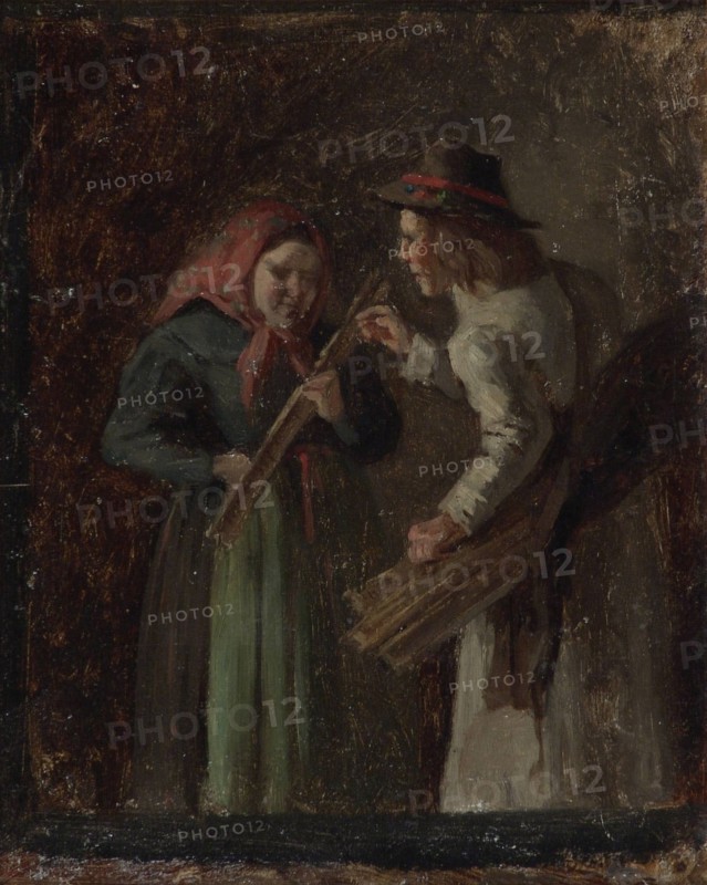The Taala peddler, sketch, 1869. Creator: Karl Emanuel Jansson.