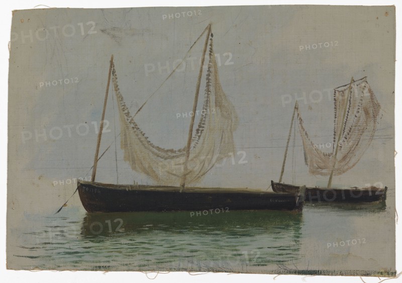 Two sailboats, exercise. Creator: Oscar Kleineh.