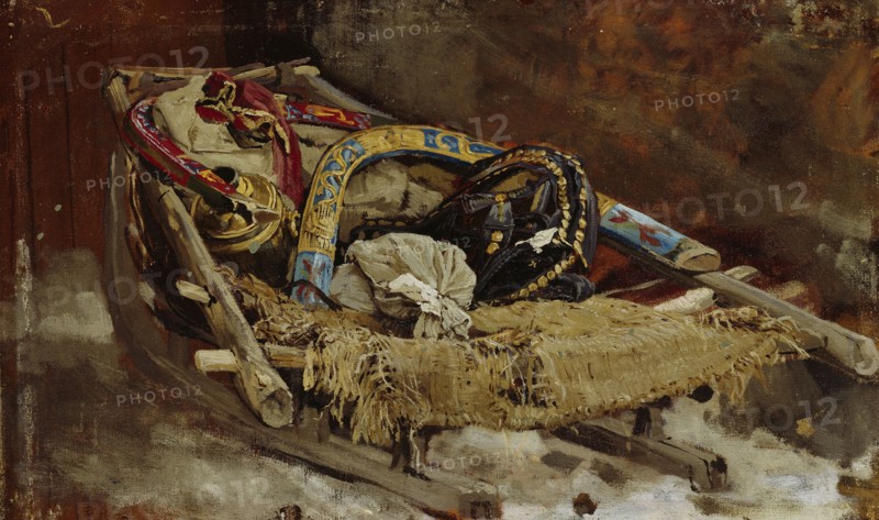 Sledge, study. Creator: Vasily Maksimov.