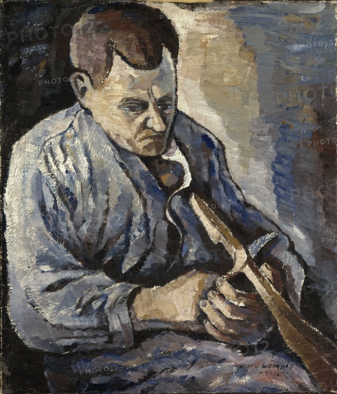 Sculptor, 1924. Creator: Vilho Lampi.