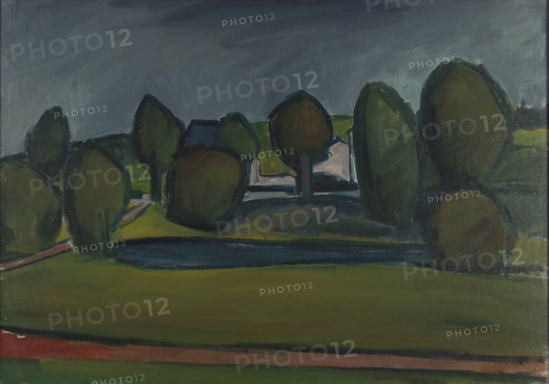 Landscape from Denmark, 1914-1923. Creator: William Lonnberg.