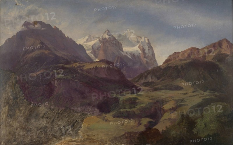 Bavarian Alps, 1873. Creator: Johan Knutson.