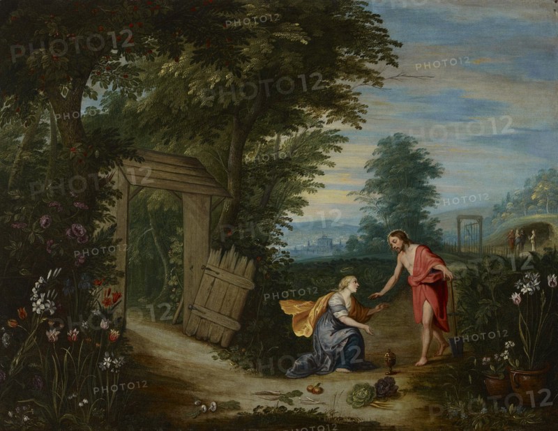 Noli me tangere, 1640. Creator: Jan Brueghel the younger.