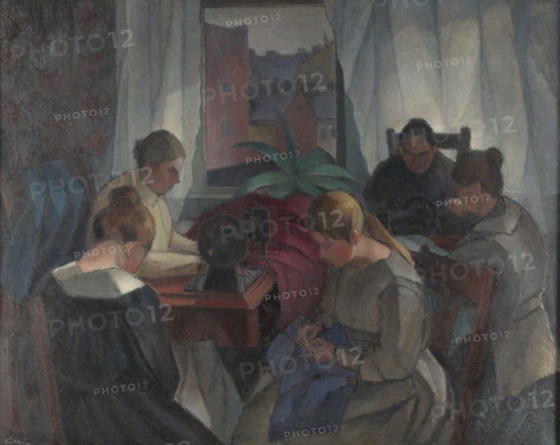 Seamstress, 1920. Creator: Alvar Cawén.