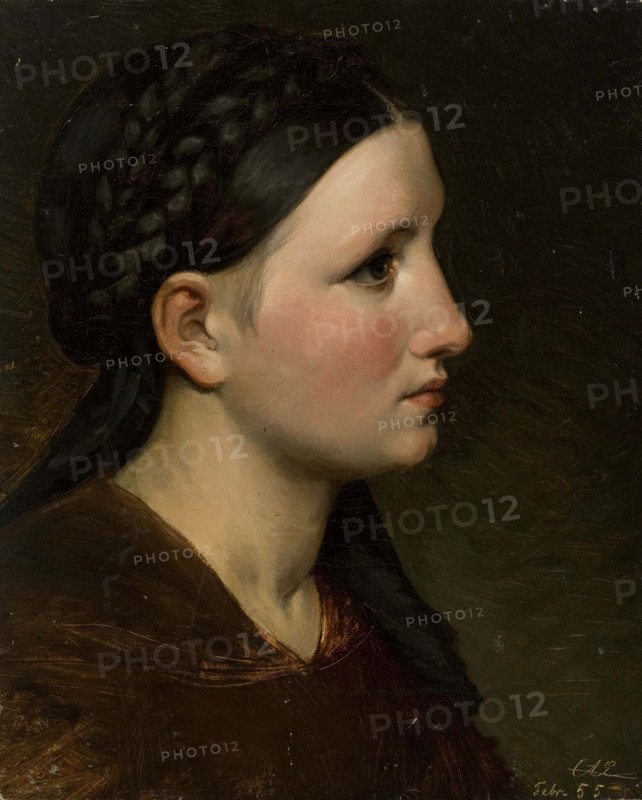 Training head, 1855. Creator: Karl Anders Ekman.