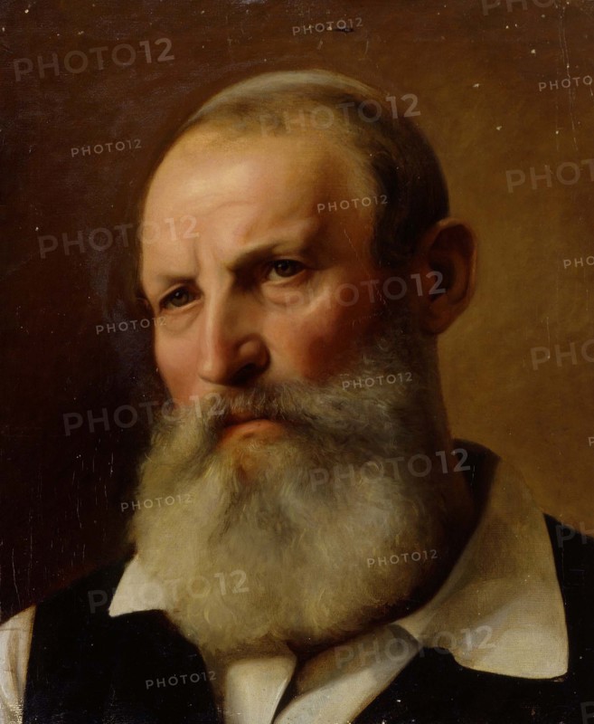 Bearded Old Man, exercise, 1854-1855. Creator: Karl Anders Ekman.