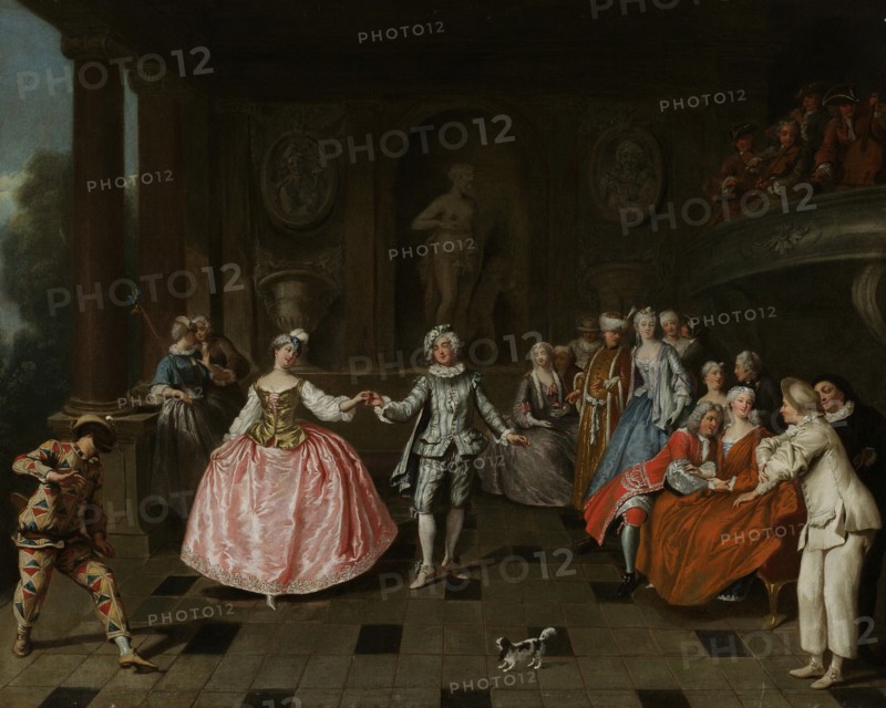 The Masquerade Ball, 1683-1757. Creator: Antoine Pesne.