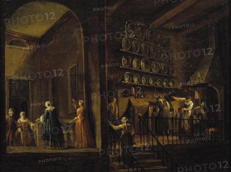 Kitchen, 1750-1799. Creator: Antonio Diziani.