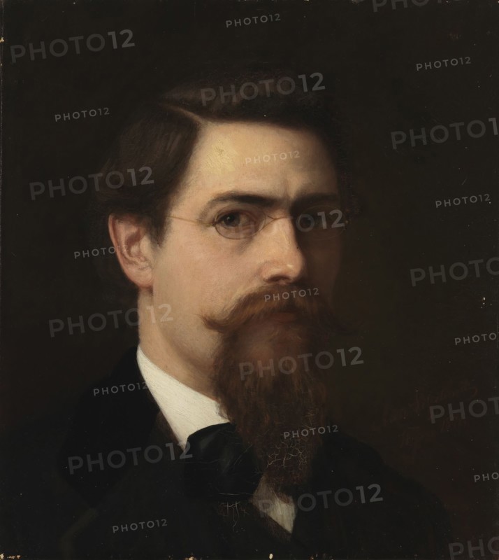 Self-Portrait, 1871. Creator: Arvid Liljelund.