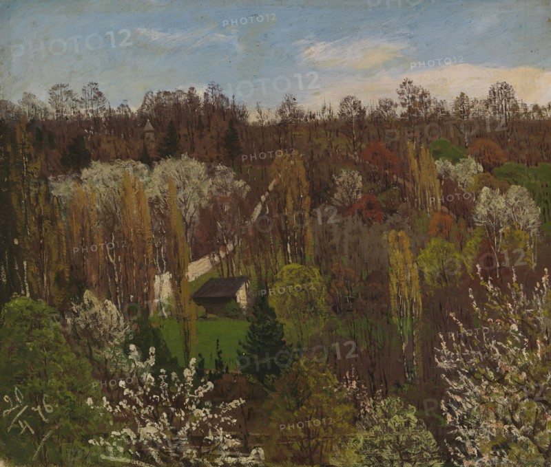 Spring Landscape, 1876. Creator: Fanny Churberg.