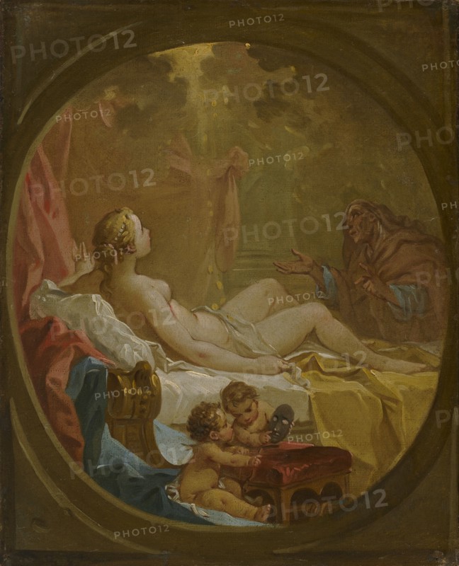 Danaë, 1723-1770. Creator: Francois Boucher.