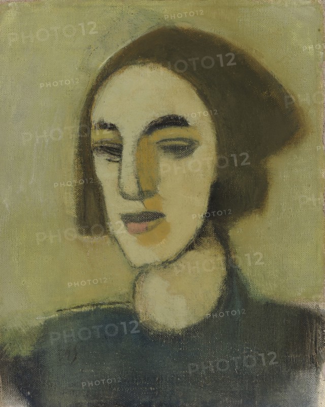 Girl from Loviisa, 1941-1942. Creator: Helene Schjerfbeck.