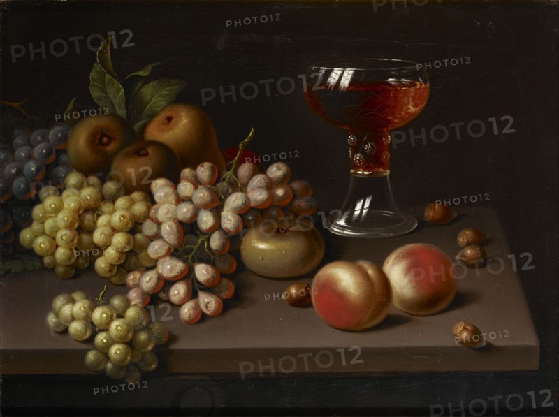 Still Life with Fruit, copy after Jac. Stockmann. Creator: Johan Erik Lindh.