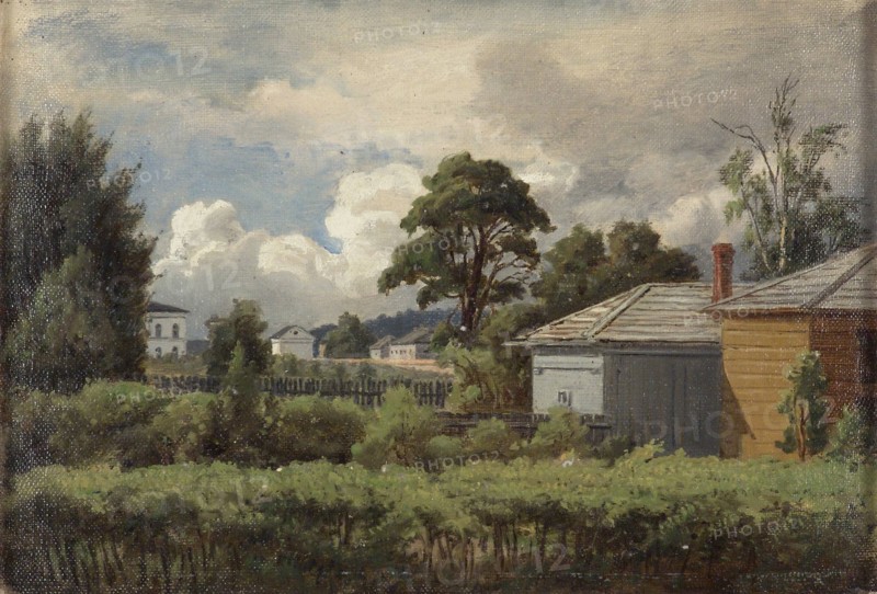 From the outskirts of Porvoo, 1870-1879. Creator: Johan Knutson.