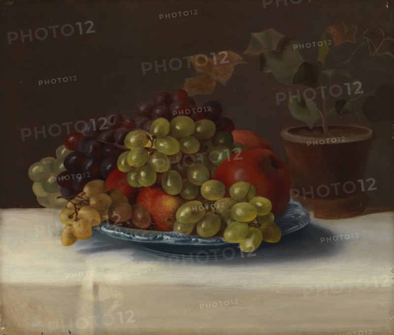 Grapes and Apples, 1867. Creator: Magnus von Wright.