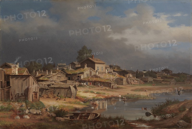 View from Katajanokka, 1868. Creator: Magnus von Wright.