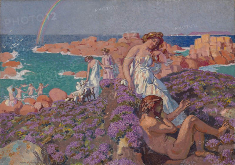 Ulysses with Calypso, 1905. Creator: Maurice Denis.