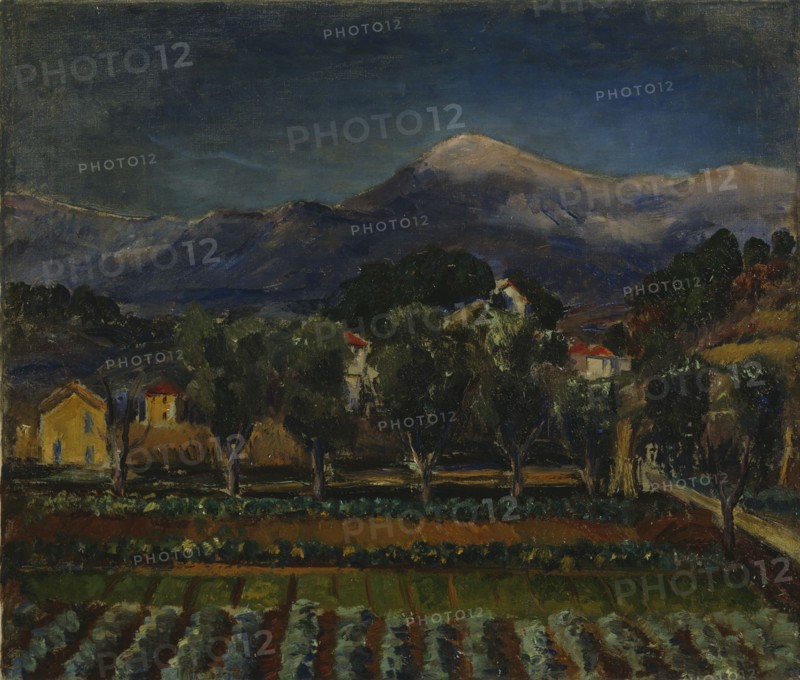 Landscape from Southern France, c1910s-1940s. Creator: Meri Genetz.