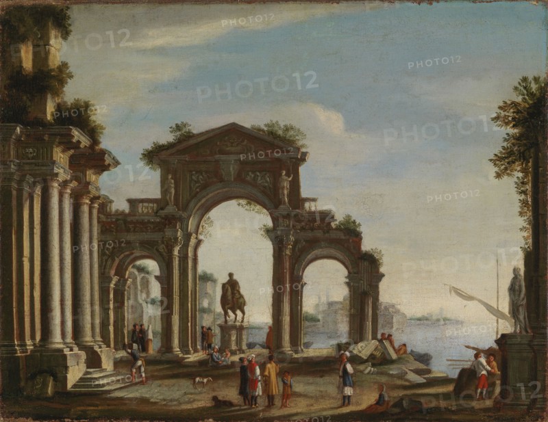 Capriccio of ruins. Creator: Nicola Viso (follower).