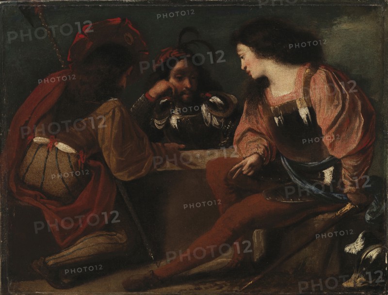 Dice players, 1622-1687. Creator: Pietro della Vecchia.