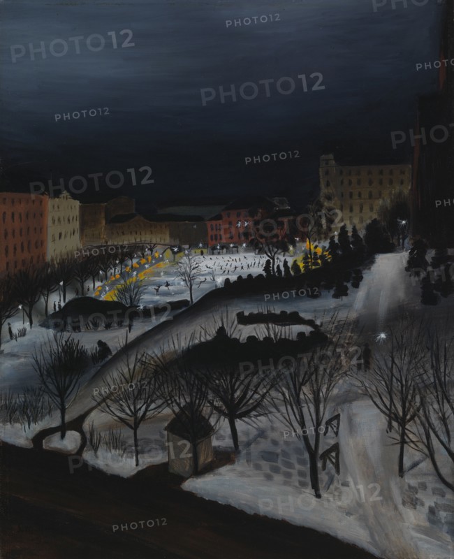 The Skating Rink, 1932. Creator: Sulho Sipila.
