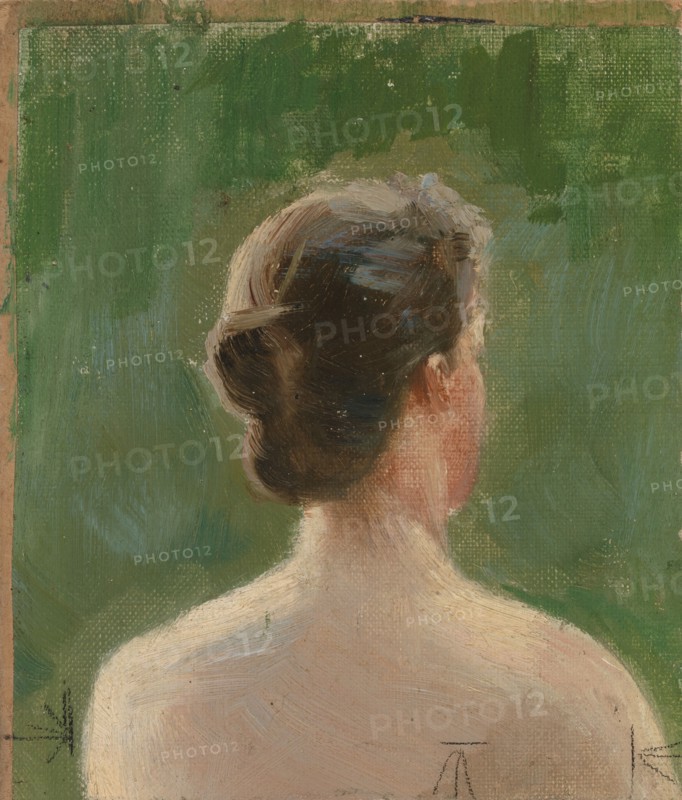 Head, study, 1892. Creator: Torsten Wasastjerna.