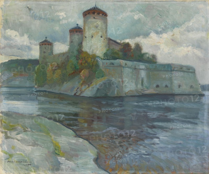 Olavinlinna, 1930. Creator: Vaino Hamalainen.
