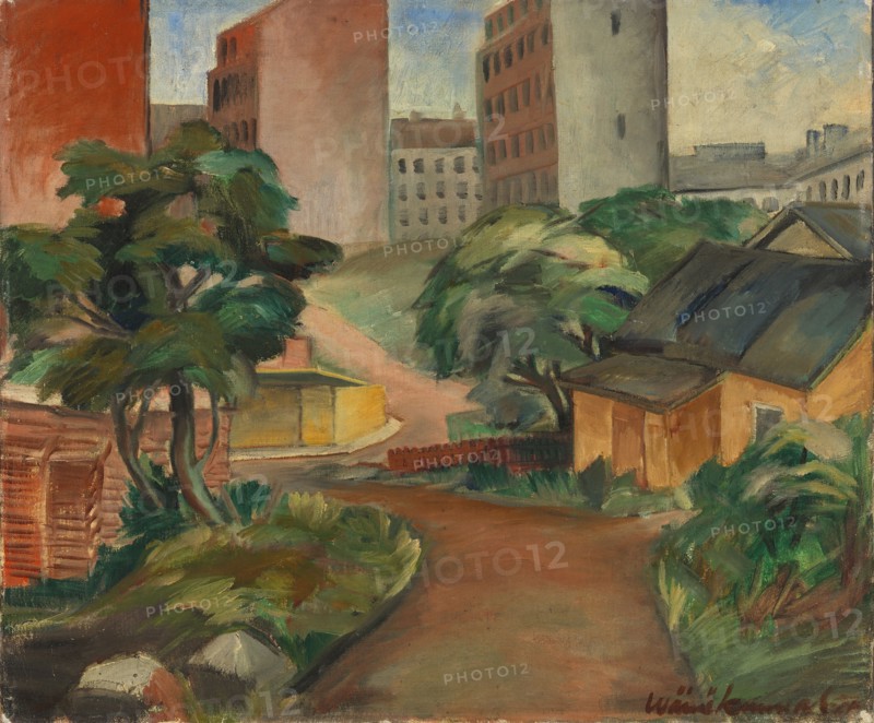 The City is Coming, 1927. Creator: Vaino Kunnas.