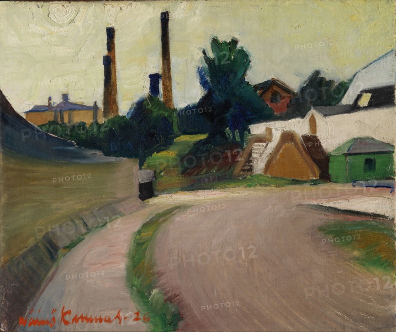 View of Helsinki, the Finnish Sugar Co., 1926. Creator: Vaino Kunnas.