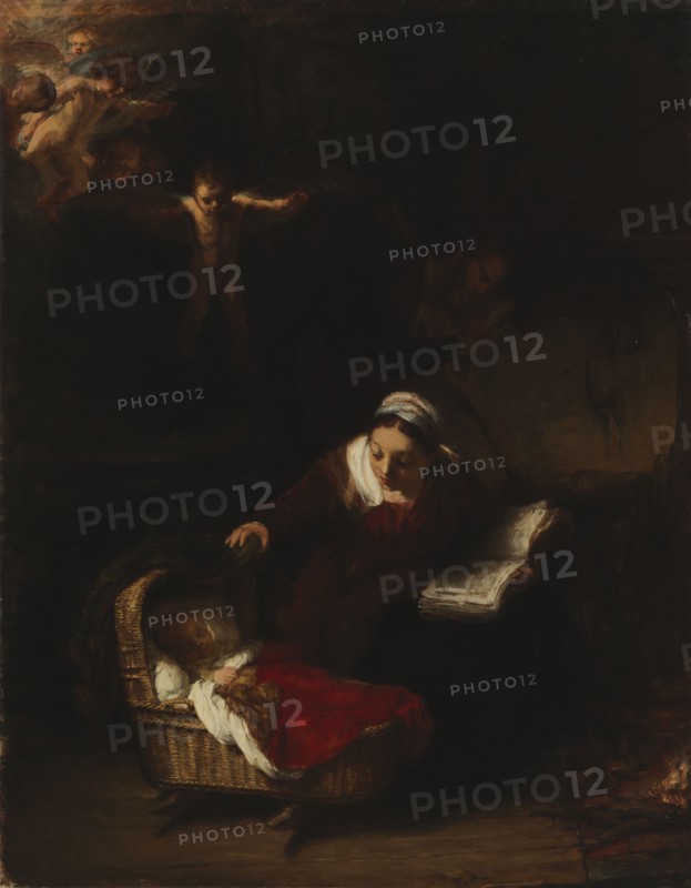 The Holy Family, copy after Rembrandt, 1892. Creator: Venny Soldan-Brofeldt.