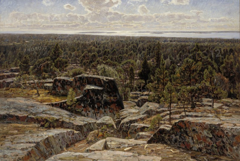 Landscape from aland, 1896. Creator: Victor Westerholm.