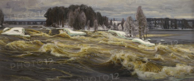 Vallinkoski Rapids, 1913. Creator: Victor Westerholm.