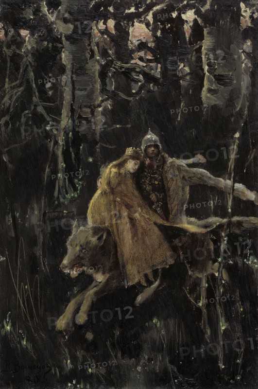 Ivan Tsarevich, 1880. Creator: Viktor Mihajlovic Vasnecov.