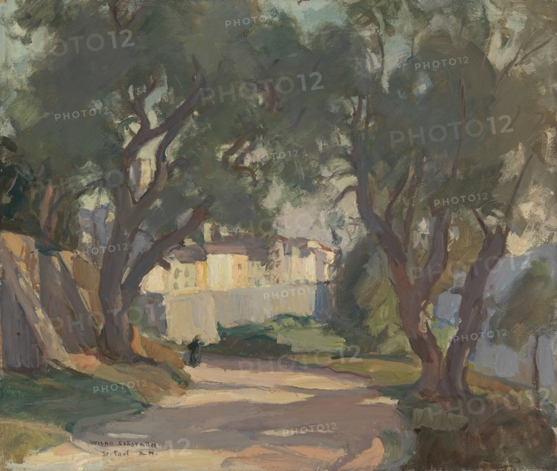 Road from the South of France, 1925. Creator: Vilho Sjöström.