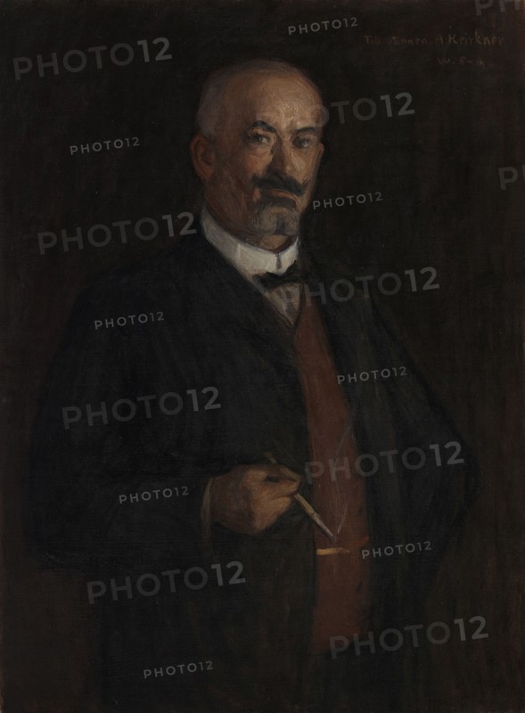 Portrait of the Industrialist August Keirkner, 1905-1918. Creator: Vilho Sjöström.