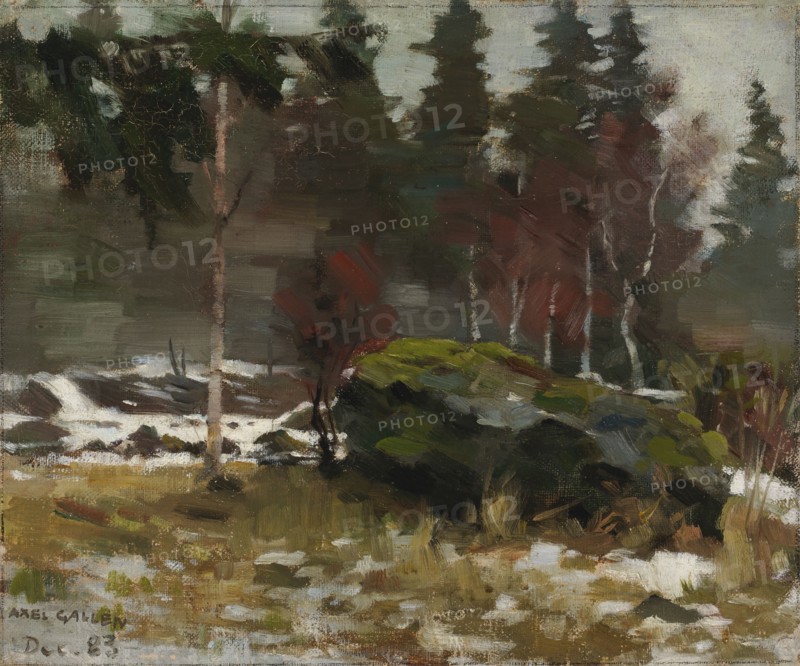 Early Spring, 1883. Creator: Akseli Gallen-Kallela.