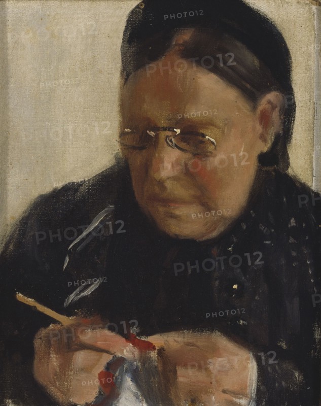 Portrait of Mrs. Ahnger, c1900.  Creator: Berndt Lagerstam.