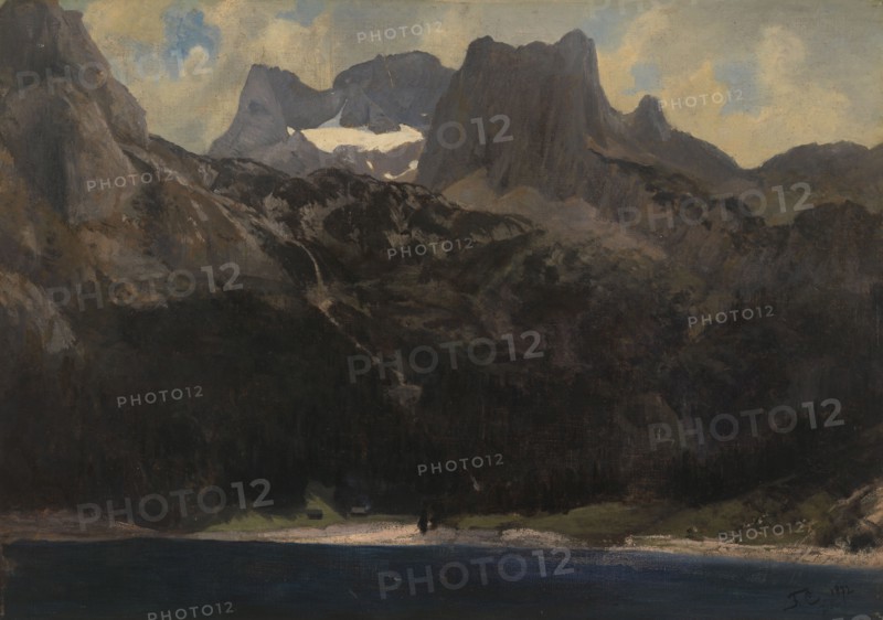 Alpine Lake, 1872. Creator: Fanny Churberg.