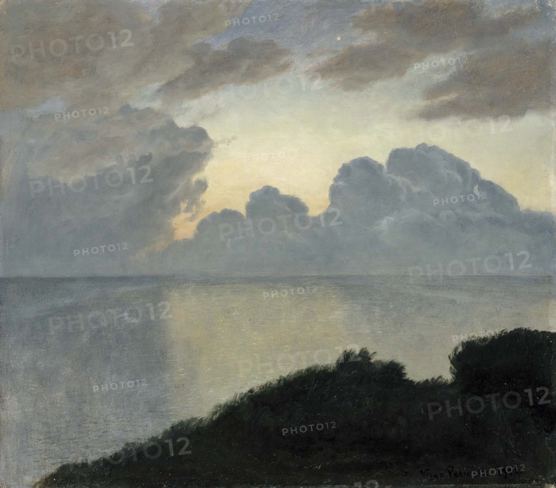 Summer Night by the Sea, Tisvilde, 1900. Creator: Viggo Christian Frederik Vilhelm Pedersen.
