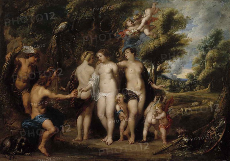 The judgement of Paris, c1640s. Creator: Frans Wouters.