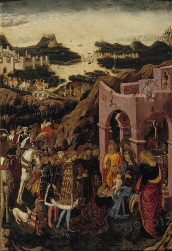 The Adoration of the Magi, 1440-1445. Creator: Giovanni Boccati.