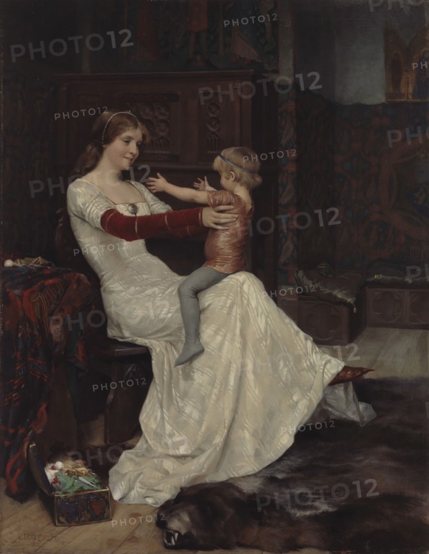 Queen Bianca, 1877. Creator: Albert Edelfelt.
