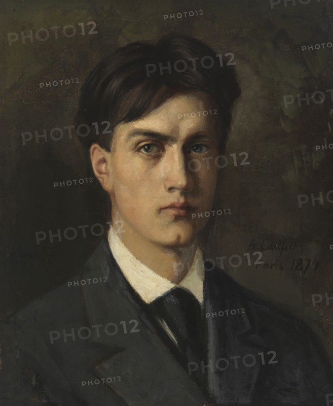 Self-Portrait, 1874. Creator: Albert Edelfelt.