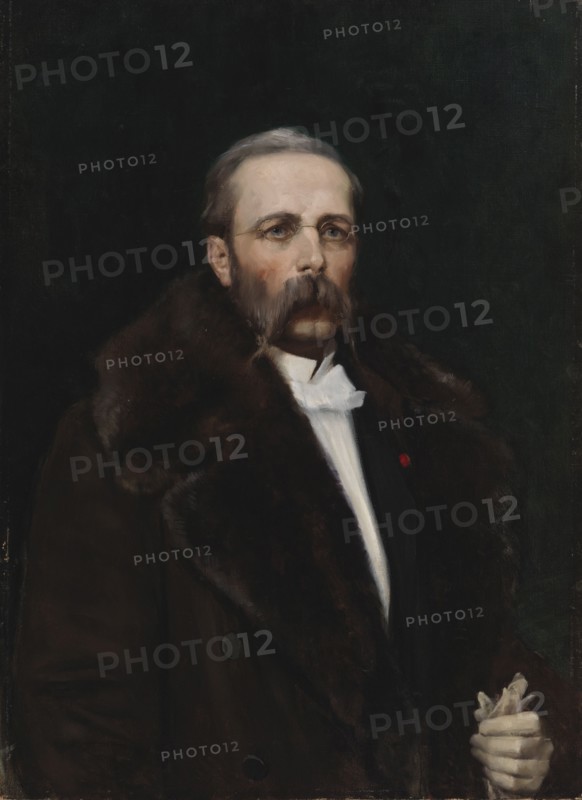 Portrait of the Artist's Father Chief Director Carl Albert Edelfelt, 1883. Creator: Albert Edelfelt.