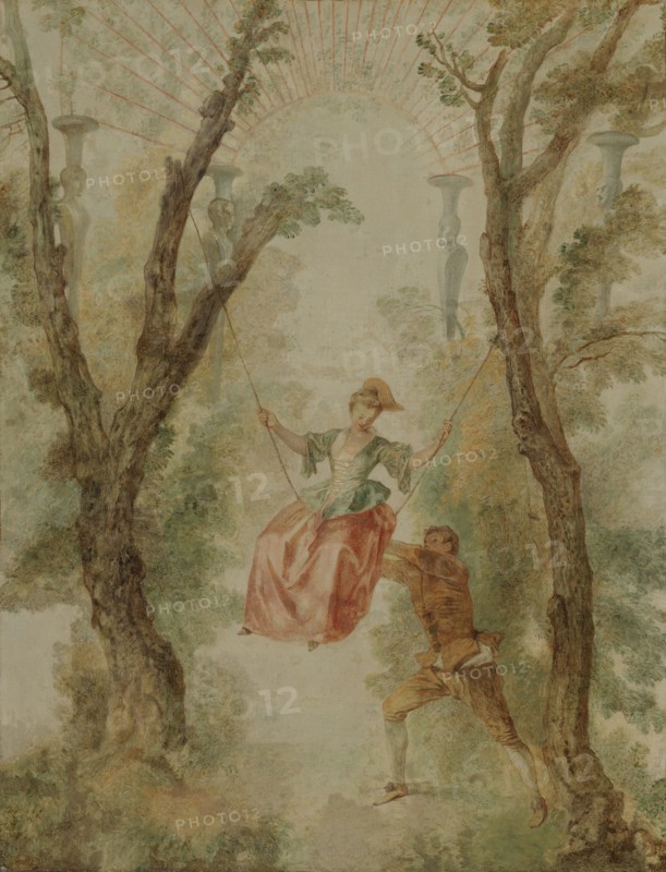 The Swing, 1712. Creator: Jean-Antoine Watteau.