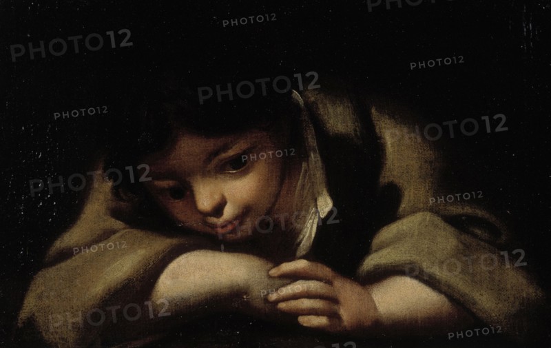 A boy resting, c1600. Creator: Bartolomeo Schedoni.