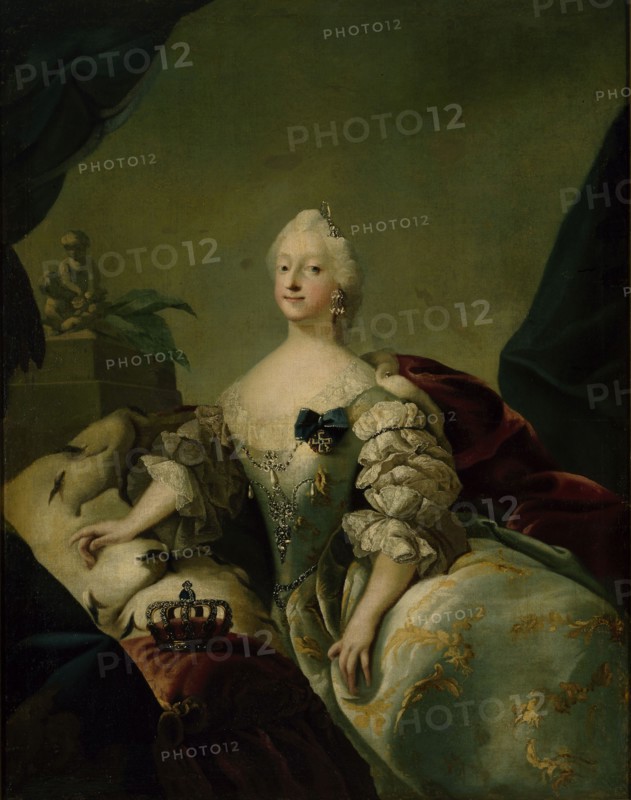 Louise, Queen of Denmark, c1741-1751. Creator: Carl Gustaf Pilo.