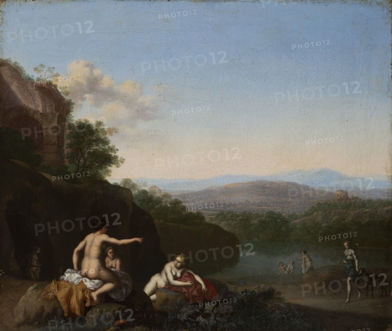 Bathing nymphs, 1630-1684. Creator: Daniel Vertangen.